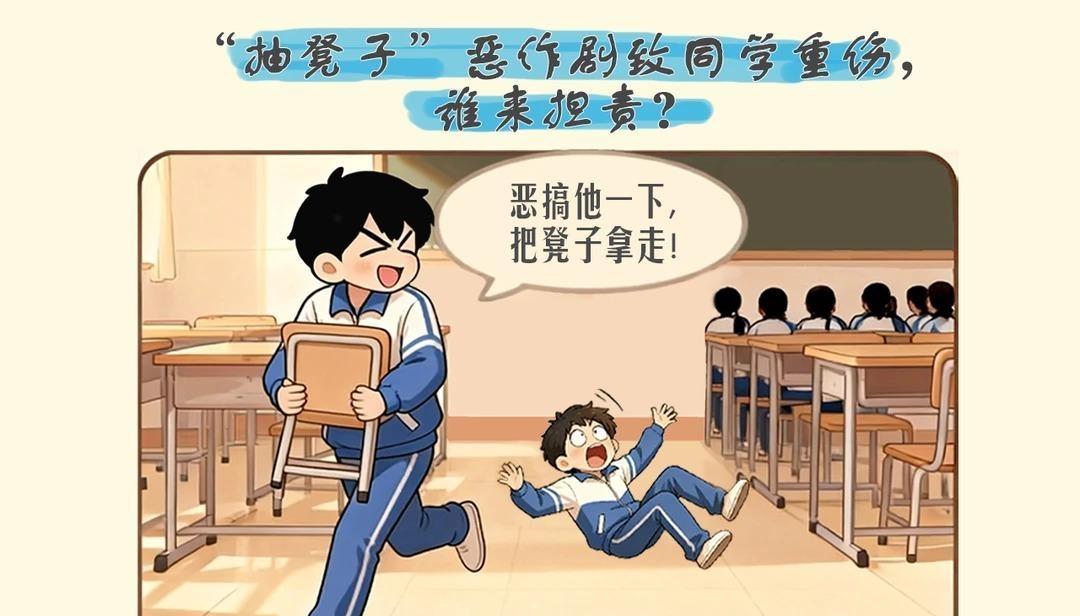 惡作劇致同學(xué)重傷 后果很?chē)?yán)重