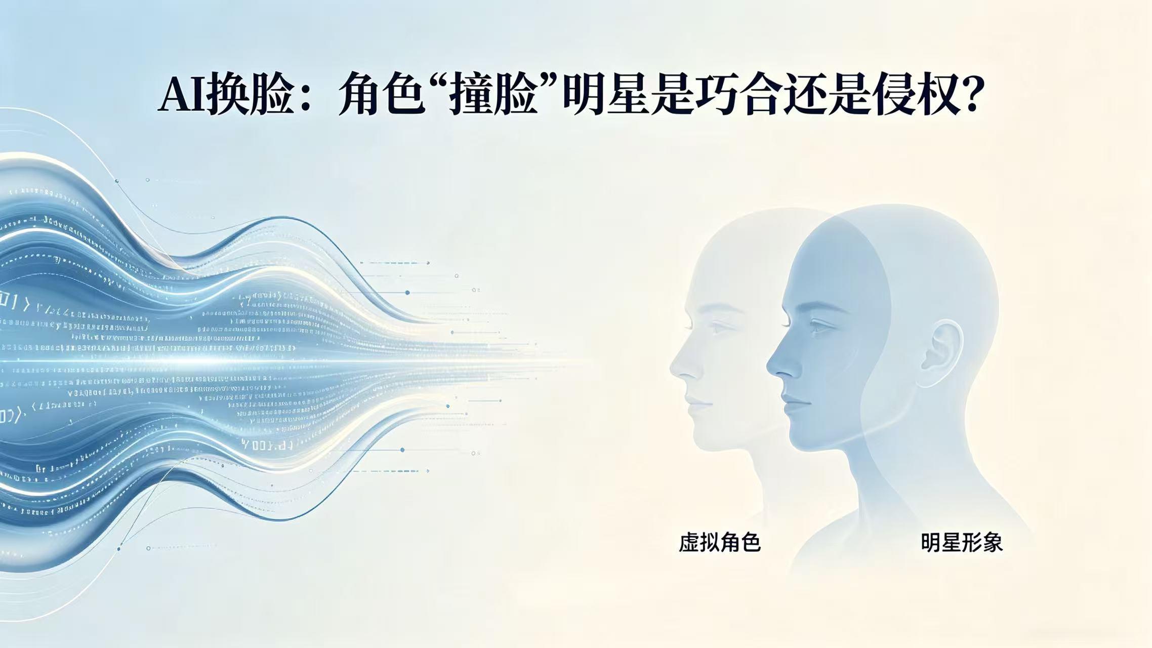 AI換臉讓角色“撞臉”明星，是巧合還是侵權(quán)？